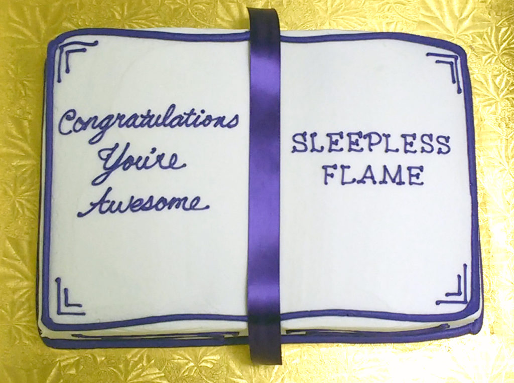 Odin's Book Launch Cake